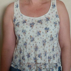 Forever 21 floral tank top